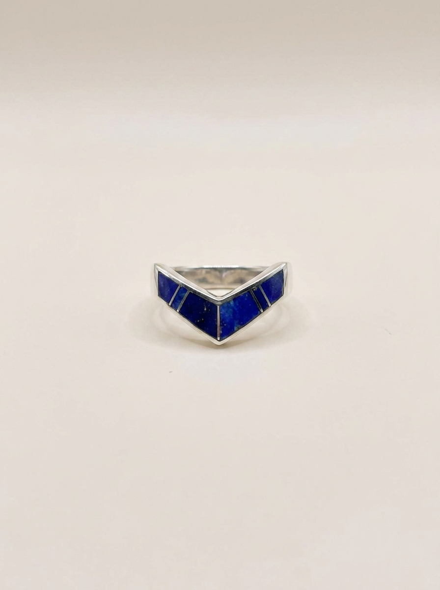 Supersmith navajo Handmade Sterling Lapis Ring