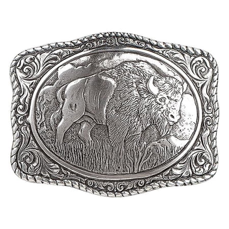 M&f Western &f Western Rectangle Rope Edge Buffalo As