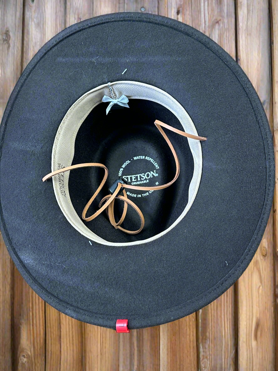 Black Suede Hat
