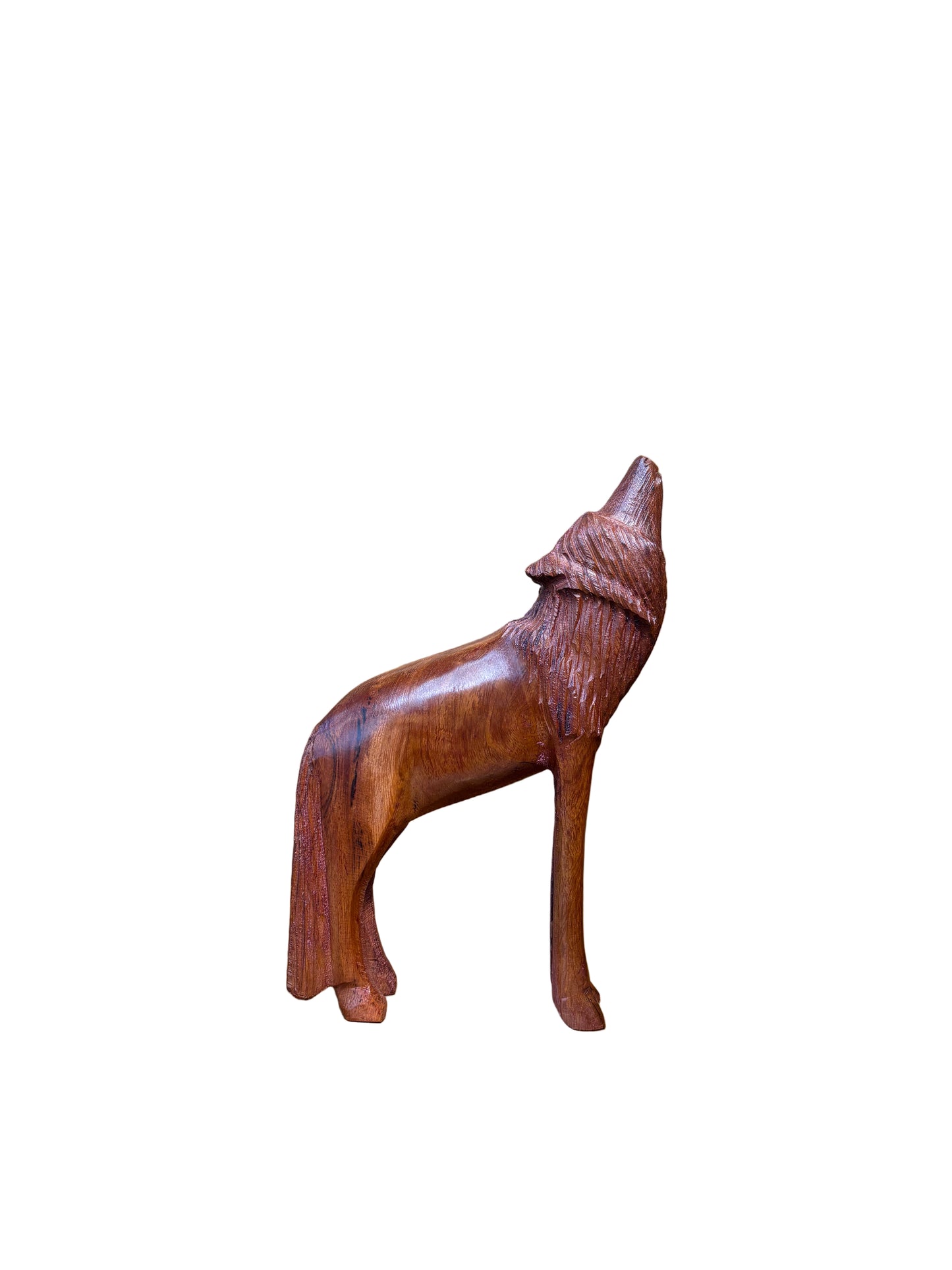 Ironwood Wolf Howling Standing Extra Small