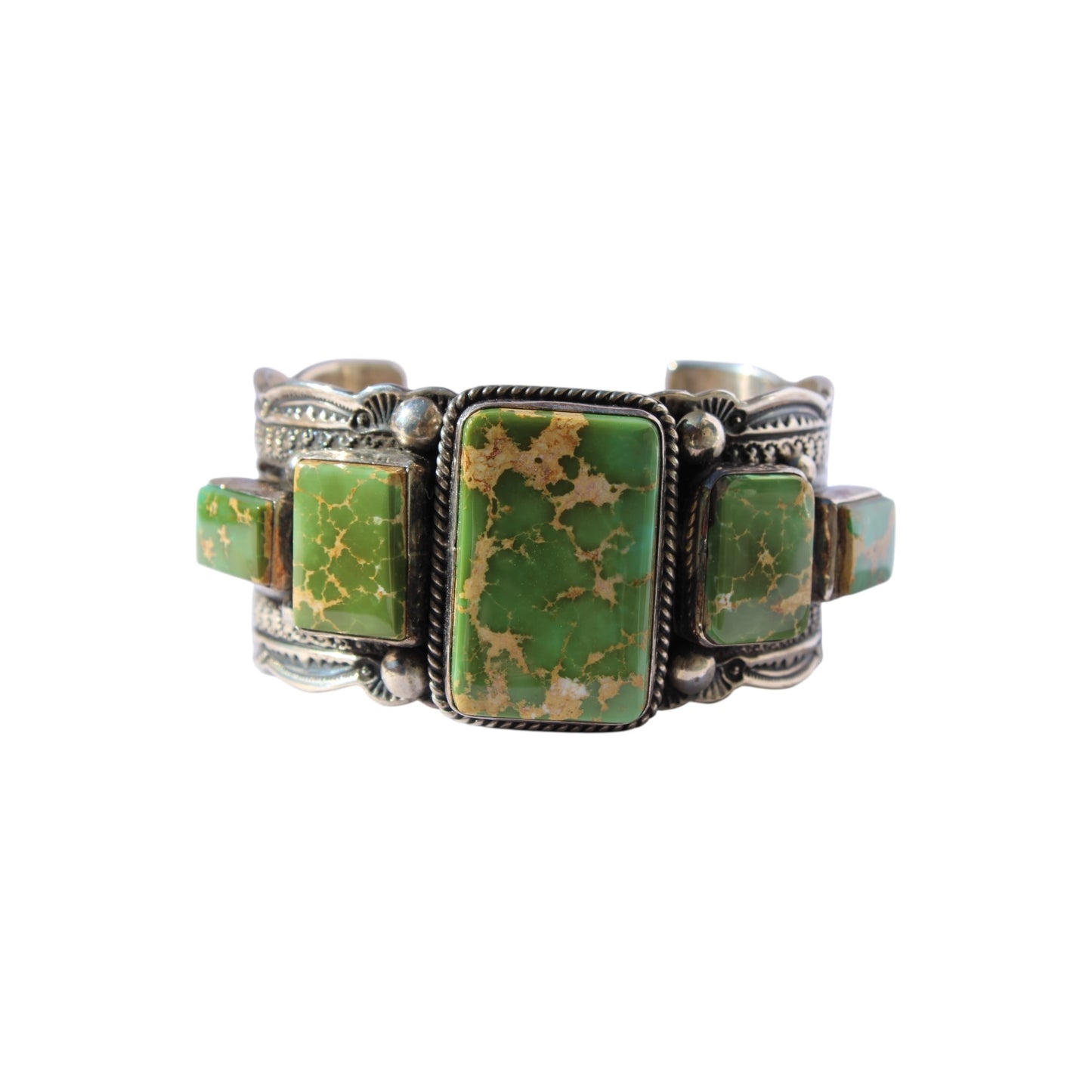 Royston Turquoise Multi-Stone Cuff Bracelet – Sterling Silver