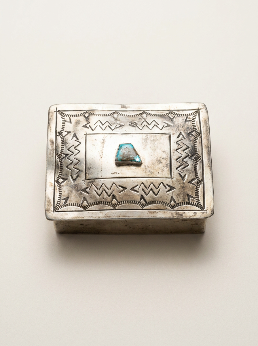J. Alexandra Box Inlay Etched Detail