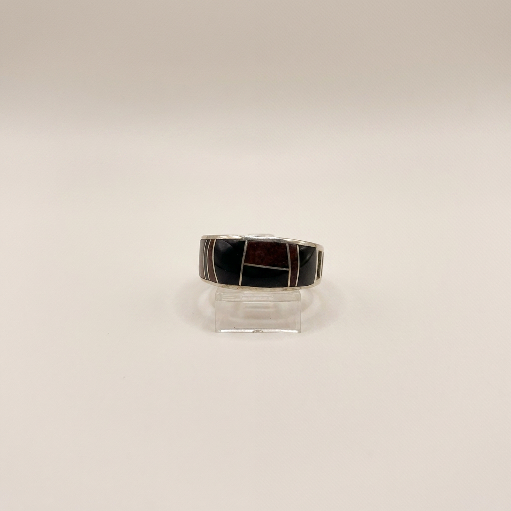 Navajo Sterling Tiger Cobble Supersmith Ring