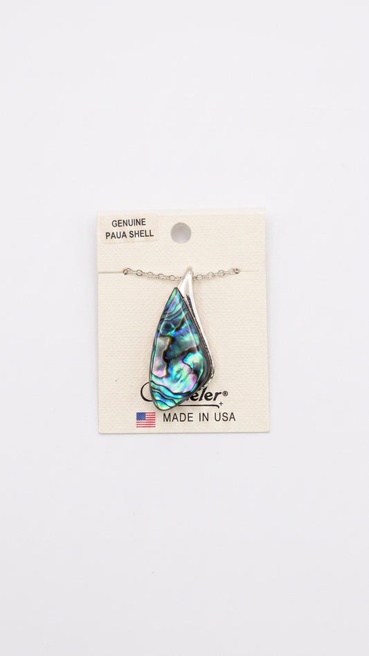Wheeler Paua Shell Pendant Necklace