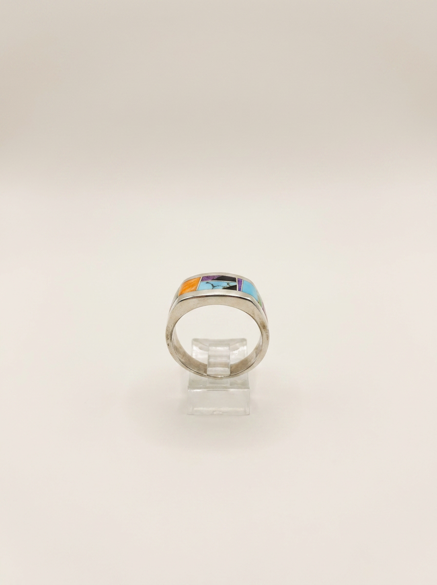 Supersmith Navajo Made Sterling Indian Summer Ring