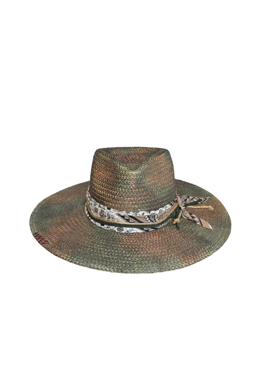 Peter Grimm Piedmont Ranch Palm Straw Cowboy Hat