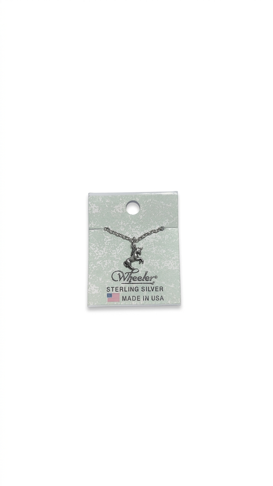 Wheeler Sterling Unicorn Pendant Necklace