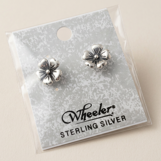 Wheeler Sterling Flower Post Earring