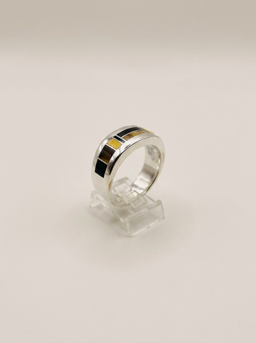 supersmith Native Earth Sterling Tigers Eye Ring