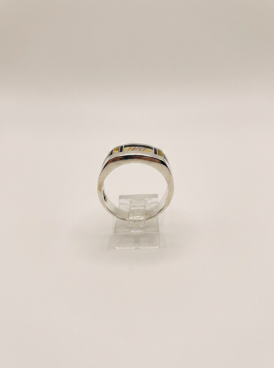 "supersmith Native Earth Sterling Tigers Eye Ring "