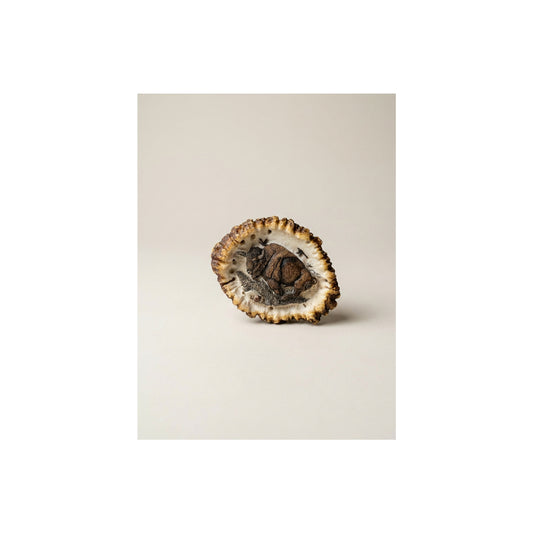 Handmade Buffalo Belt Buckle Antler Inlay