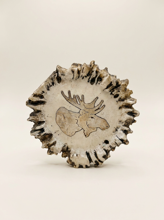 Antler Handmade Moose Belt Buckle