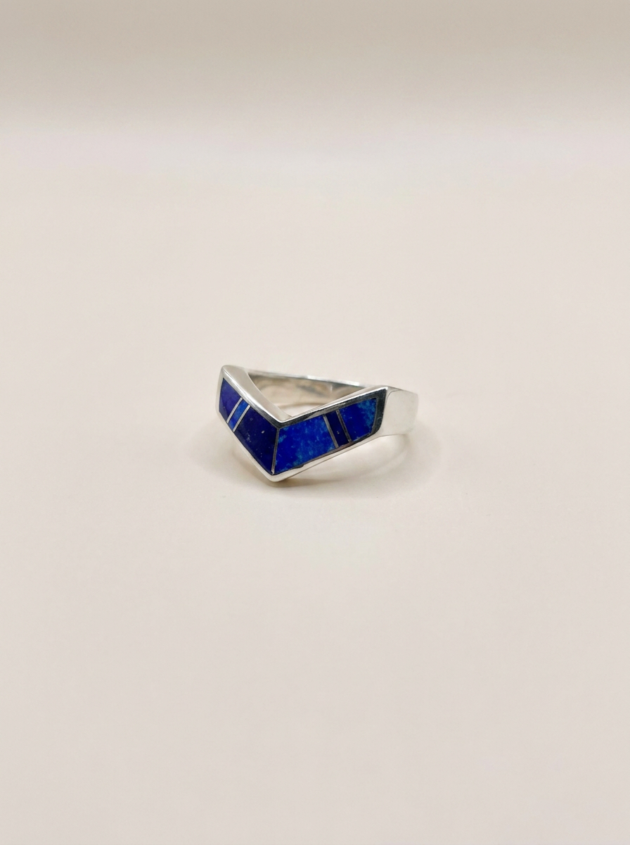 Supersmith navajo Handmade Sterling Lapis Ring