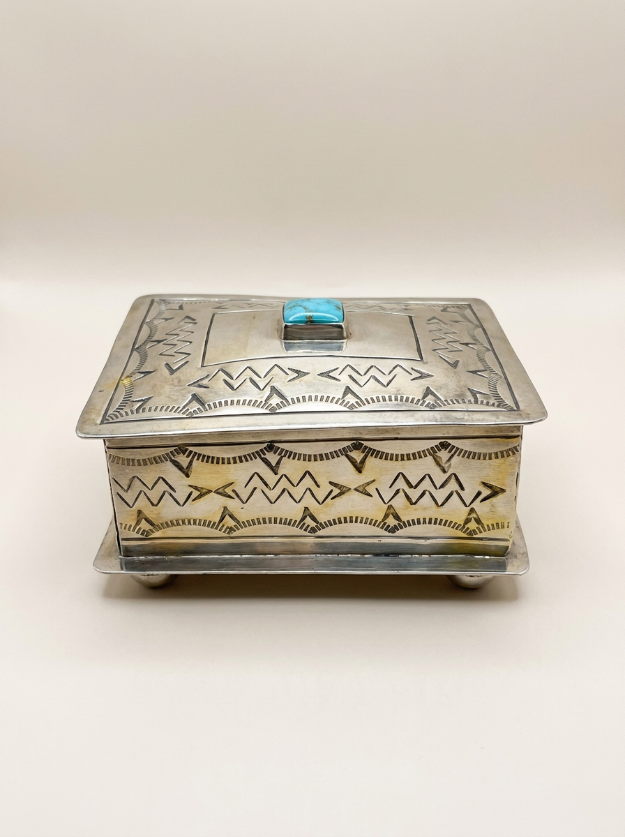 J. Alexandra Box Inlay Etched Detail