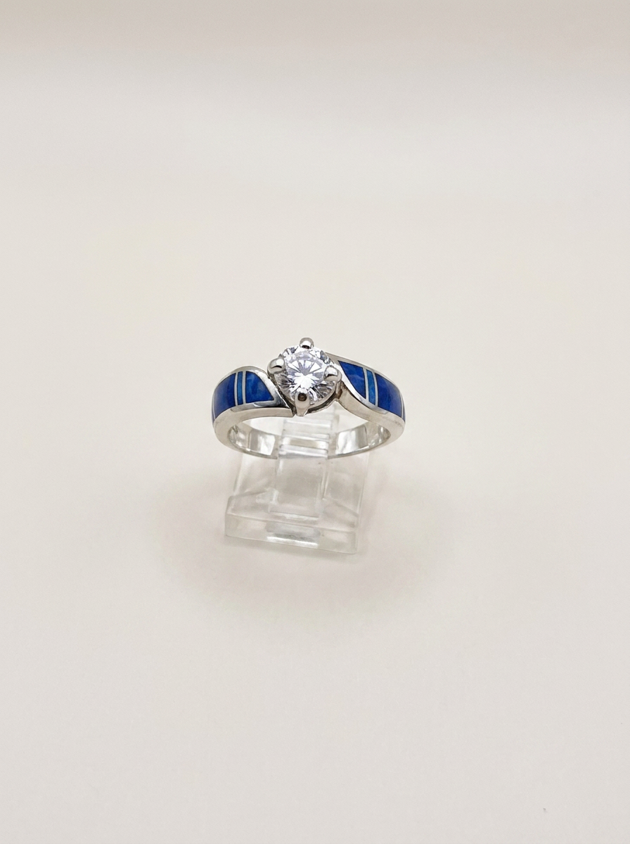 navajo Handmade Sterling Silverlapisring by Supersmith