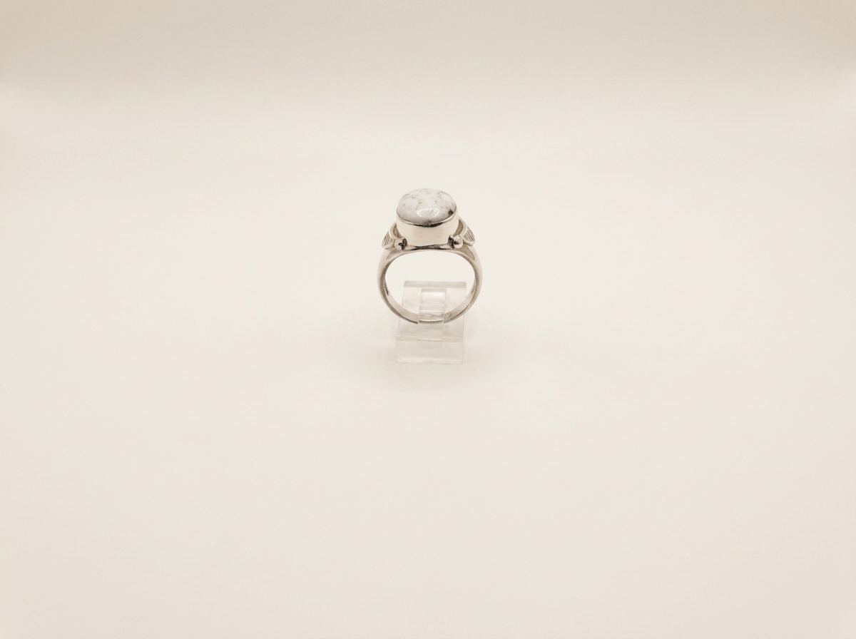 navajo Handmade Sterling Buffalo Ring