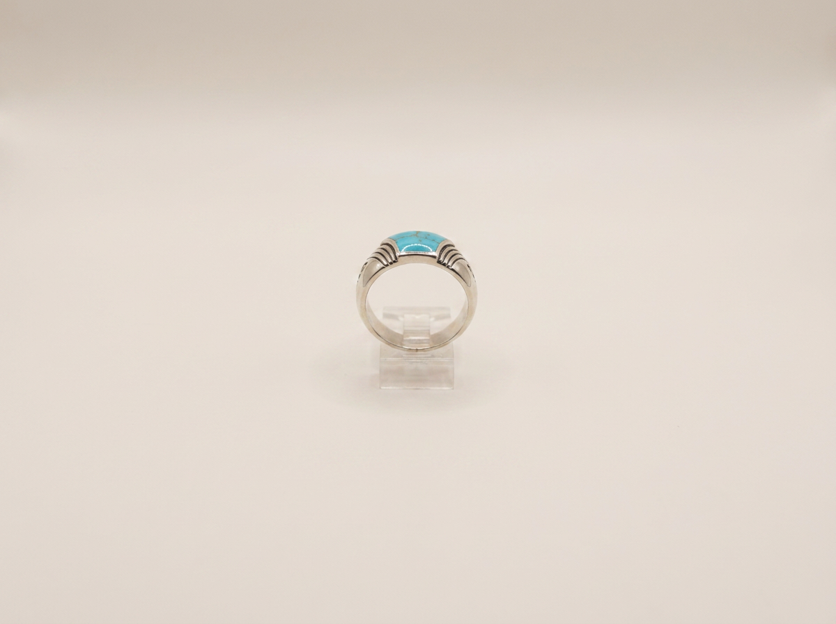 native Made Turquoise Sterling Ring