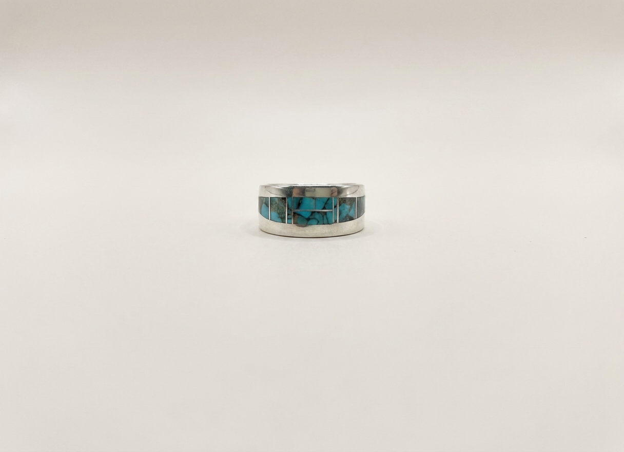 navajo Made Sterling Turquoise Ring