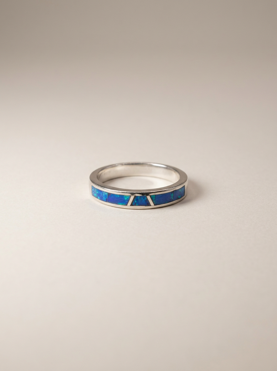 Supersmith navajo Handmade Sterling Mountain Fancy Ring