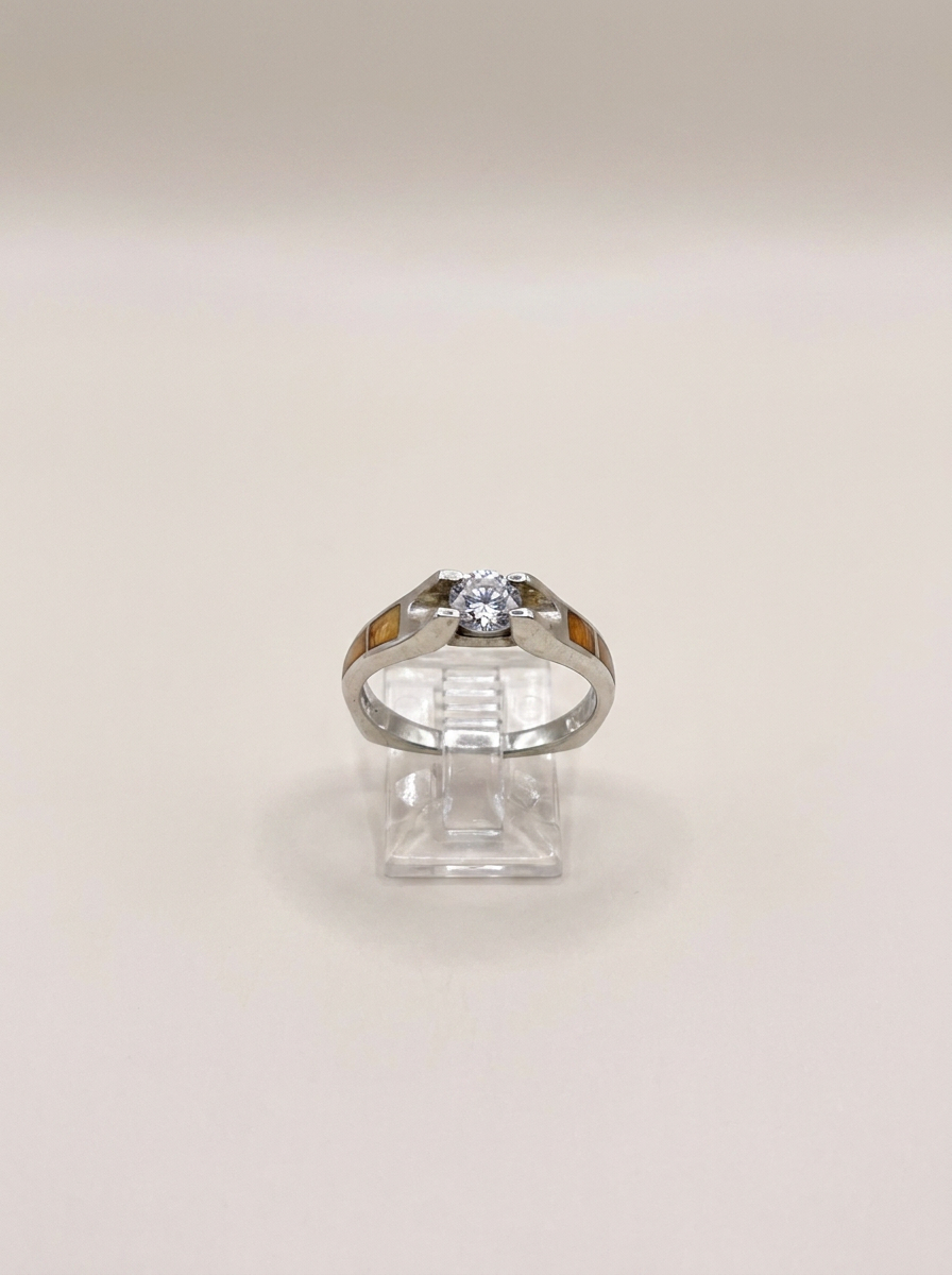 Supersmith navajo Made Sterling& Spiney Oyster Shell Ring