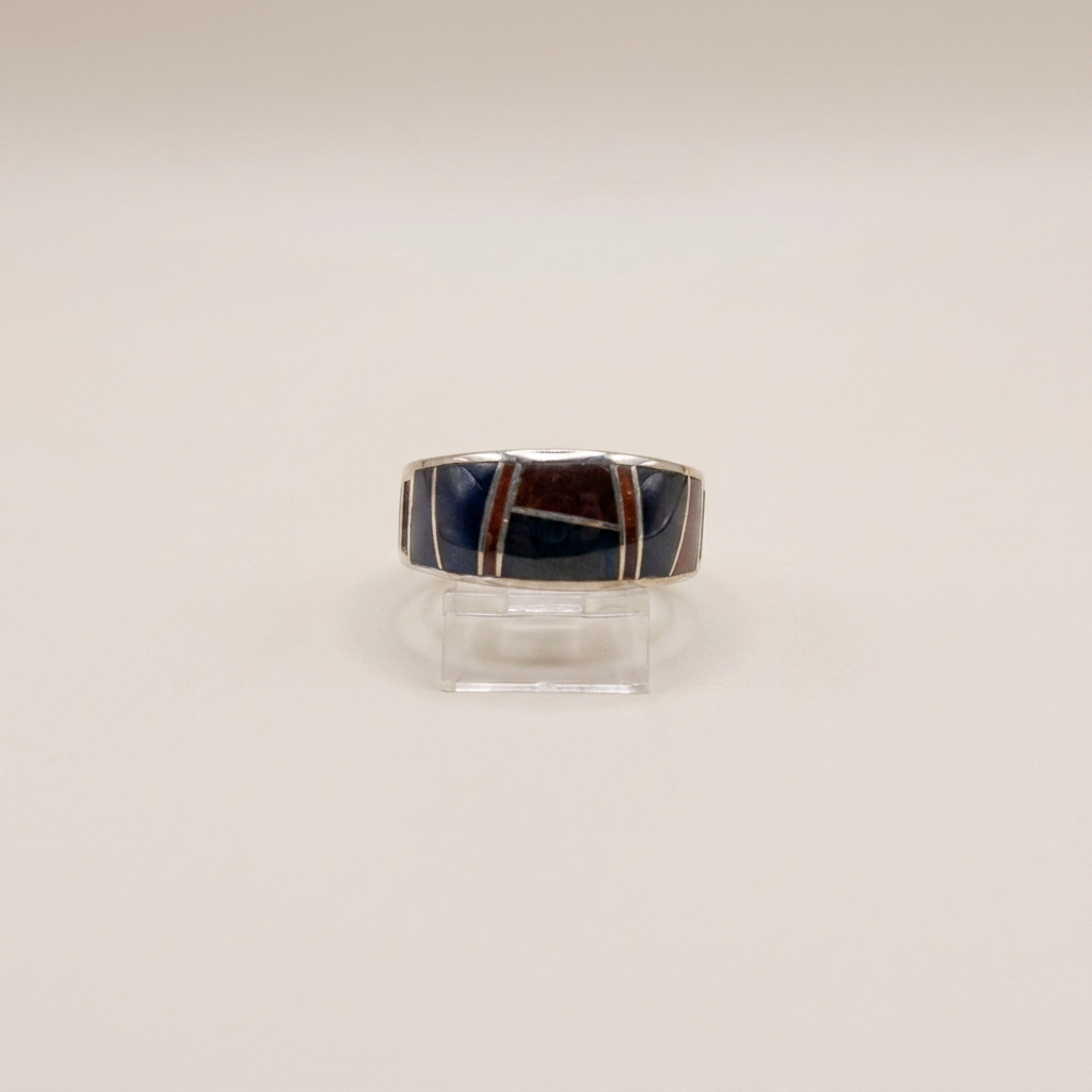 Navajo Sterling Tiger Cobble Supersmith Ring
