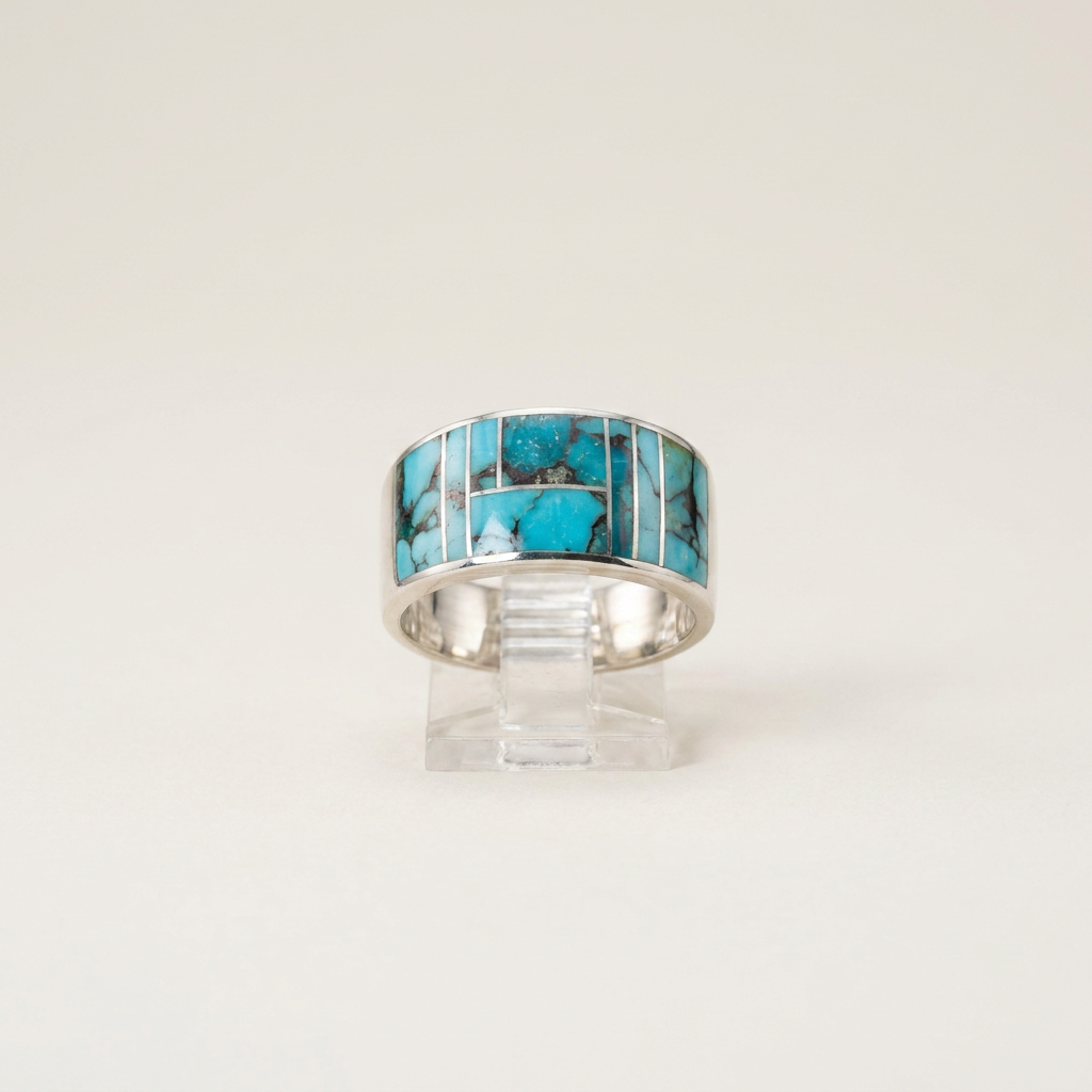 Navajo Handmade Nature' Beauty Turquoise Ring