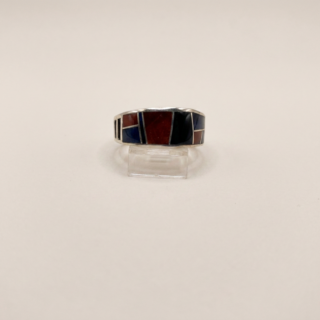 Navajo Sterling Tiger Cobble Supersmith Ring