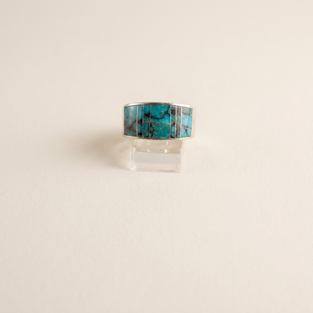 Navajo Handmade Nature' Beauty Turquoise Ring