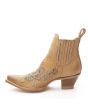 Old Gringo Women’s Brown Embroidered Short Leather Boots