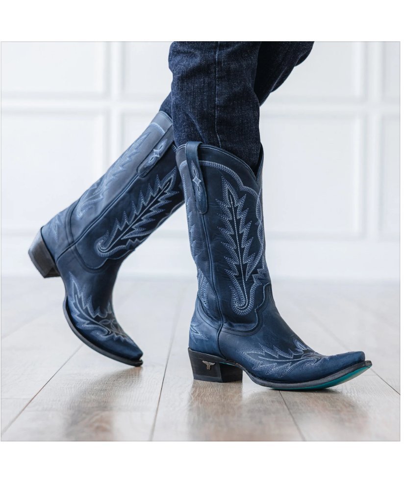 Lexington Distressed Midnight Blue