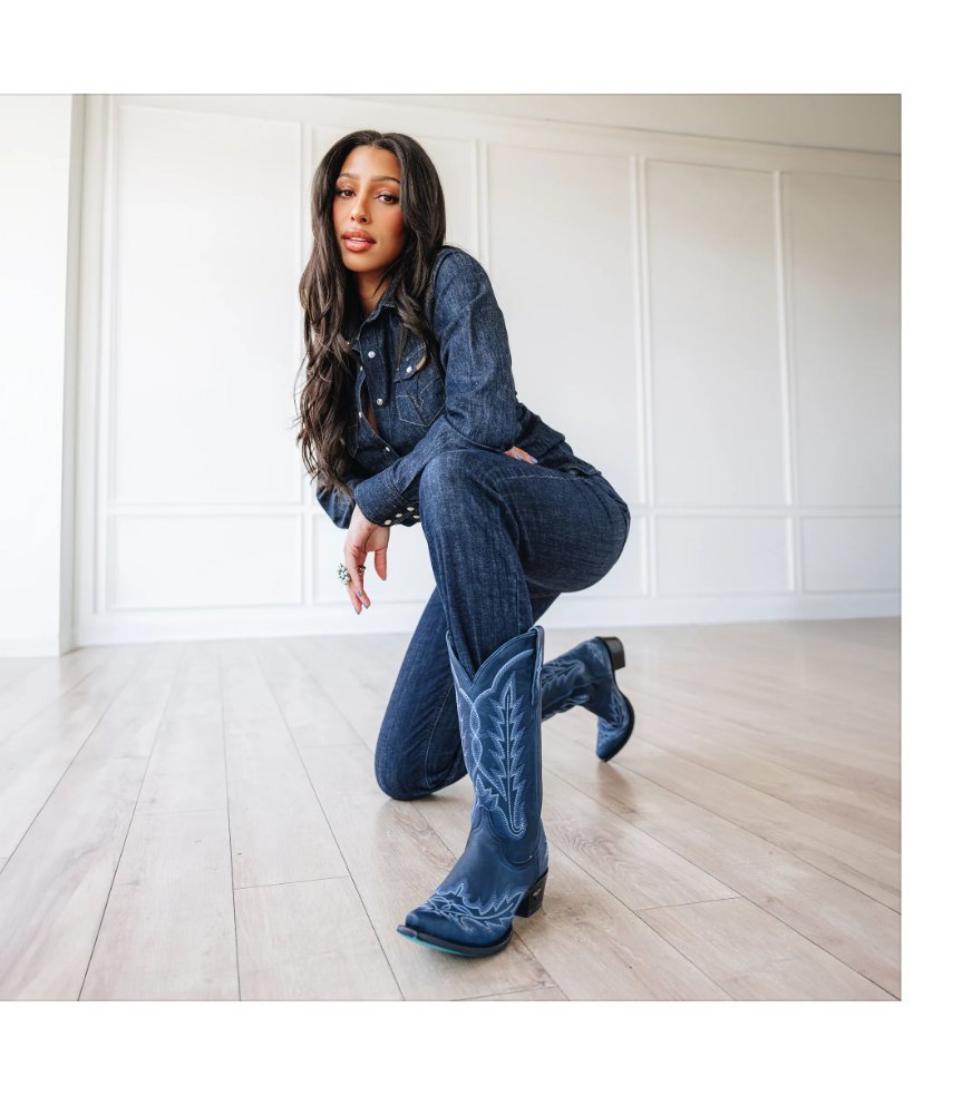 Lexington Distressed Midnight Blue